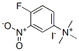 structure of CAS# 39508-27-5, (4-Fluoro-3-Nitrophenyl)-Trimethylazanium Iodide;(4-Fluoro-3-Nitro-Phenyl)-Trimethyl-Ammonium Iodide;(4-Fluoro-3-Nitrophenyl)-Trimethylammonium Iodide;(4-Fluoro-3-Nitro-Phenyl)-Trimethyl-Azanium Iodide