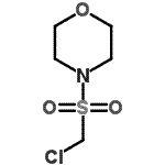 结构式 CAS# 39542-27-3, 4-[(氯甲基)磺酰基]吗啉