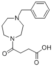 structure of CAS# 396105-43-4, 4-(4-Benzyl-1,4-Diazepan-1-Yl)-4-Oxobutanoicacid