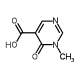 CAS 登录号：397310-83-7， 1-甲基-6-氧代-1,6-二氢-5-嘧啶羧酸