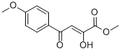 结构式 CAS# 39757-31-8, 4-(4-甲氧基苯基)-2,4-二氧代丁酸甲酯