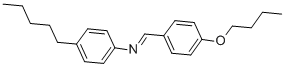 structure of CAS# 39777-05-4, 4-Butoxybenzylidene-4'-Pentylaniline;(4-Amylphenyl)-(4-Butoxybenzylidene)Amine;Benzenamine, N-[(4-Butoxyphenyl)Methylene]-4-Pentyl-;P-Butoxybenzylidene-P-Pentylaniline