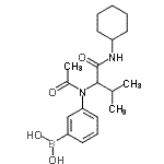 CAS#: 397843-90-2， N<Sup>2</Sup>-Acetyl-N-Cyclohexyl-N<Sup>2</Sup>-[3-(Dihydroxyboryl)Phenyl]Valinamide