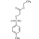 structure of CAS# 39794-75-7, Ethyl {[(4-Methylphenyl)Sulfonyl]Oxy}Acetate;Ethyl 2-(p-Toluenesulfonyloxy)acetate