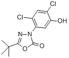 CAS 登录号：39807-19-7， 5-叔丁基-3-(2,4-二氯-5-羟基苯基)-1,3,4-恶二唑-2-酮