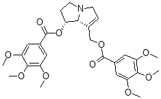 CAS#: 39818-12-7， [(1R,8R)-7-[(3,4,5-Trimethoxybenzoyl)Oxymethyl]-2,3,5,8-Tetrahydro-1H-Pyrrolizin-1-Yl] 3,4,5-Trimethoxybenzoate