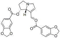 CAS 登录号：39818-13-8， [(1R,8R)-7-(1,3-苯并二氧戊环-5-羰基氧基甲基)-2,3,5,8-四氢-1H-吡咯里嗪-1-基]1,3-苯并二氧戊环-5-羧酸酯