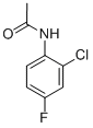 structure of CAS# 399-35-9, 2'-Chloro-4'-Fluoroacetanilide;N-(3-Chloro-4-Fluoro-Phenyl)Acetamide;N-(3-Chloro-4-Fluoro-Phenyl)Ethanamide;St5405454
