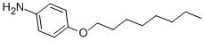 structure of CAS# 39905-45-8, 4-n-Octyloxyaniline;(4-Octoxyphenyl)Amine;4-Octyloxyaniline;Benzenamine, 4-(Octyloxy)-