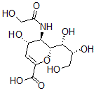 CAS#: 39937-91-2， (4S,5R,6R)-4-Hydroxy-5-[(2-Hydroxyacetyl)Amino]-6-[(1R,2R)-1,2,3-Trihydroxypropyl]-5,6-Dihydro-4H-Pyran-2-Carboxylic Acid
