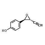CAS#: 399513-09-8， 4-[(2R,3R)-3-Ethynyl-2-Oxiranyl]Phenol