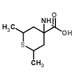 CAS#: 39974-62-4， 4-Amino-2,6-Dimethyltetrahydro-2H-Thiopyran-4-Carboxylic Acid