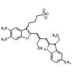 CAS#: 39981-05-0， 3-(2-{2-[(3-Ethyl-5-Methyl-1,3-Benzoselenazol-2(3H)-Ylidene)Methyl]-1-Buten-1-Yl}-5,6-Dimethyl-1,3-Benzoselenazol-3-Ium-3-Yl)-1-Propanesulfonate