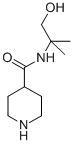 structure of CAS# 40051-33-0, Piperidine-4-Carboxylic Acid (2-Hydroxy-1,1-Dimethyl-Ethyl)-Amide