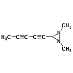 CAS#: 400602-43-9， 1,2-Dimethyl-3-(1,3-Pentadiyn-1-Yl)Diaziridine