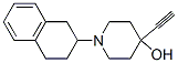 CAS 登录号:40066-82-8, 4-乙炔基-1-(1,2,3,4-四氢萘-2-基)哌啶-4-醇