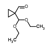 CAS#: 400709-86-6， 1-(Diethoxymethyl)Cyclopropanecarbaldehyde
