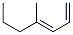 CAS#: 40095-05-4， 4-Methyl-(E)-1,3-Heptadiene