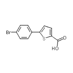 CAS#: 40133-13-9， 5-(4-Bromophenyl)-2-Thiophenecarboxylic Acid