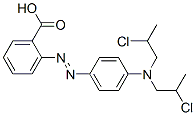 CAS 登录号：40136-91-2， 2-[[4-[二(2-氯丙基)氨基]苯基]偶氮]苯甲酸