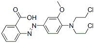 CAS#: 40136-93-4， 2-[[4-[Bis(2-Chloroethyl)Amino]-3-Methoxyphenyl]Azo]Benzoic Acid