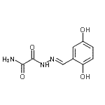 CAS#: 401638-77-5， 2-[(2E)-2-(2,5-Dihydroxybenzylidene)Hydrazino]-2-Oxoacetamide