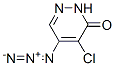 结构式 CAS# 40175-80-2, 5-叠氮基-4-氯-2H-哒嗪-3-酮