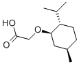 structure of CAS# 40248-63-3, (-)-Menthoxyacetic Acid;2-(2-Isopropyl-5-Methyl-Cyclohexoxy)Acetic Acid;2-(2-Isopropyl-5-Methylcyclohexoxy)Acetic Acid;2-(5-Methyl-2-Propan-2-Yl-Cyclohexyl)Oxyethanoic Acid