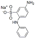 CAS 登录号：40306-23-8， 5-氨基-2-苯胺基苯磺酸钠