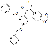 CAS#: 40321-72-0， alpha-[2,4-Bis(Phenylmethoxy)Benzoyl]-1,3-Benzodioxole-5-Acetaldehyde