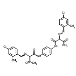 CAS#: 40366-31-2， N,N'-1,4-Phenylenebis{2-[(4-Chloro-2-Methylphenyl)Diazenyl]-3-Oxobutanamide}