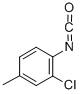 structure of CAS# 40398-00-3, 2-Chloro-4-Methylphenyl Isocyanate;2-Chloro-1-Isocyanato-4-Methyl-Benzene;568996_Aldrich;3-Chloro-4-Isocyanatotoluene