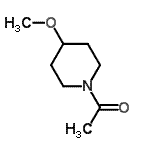 CAS 登录号：4045-23-2， 1-(4-甲氧基-1-哌啶基)乙酮