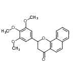 CAS#: 404918-56-5， 2-(3,4,5-Trimethoxyphenyl)-2,3-Dihydro-4H-Benzo[h]Chromen-4-One