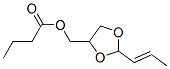 CAS#: 40533-67-3， [2-(1-Propenyl)-1,3-Dioxolan-4-Yl]Methyl Butyrate