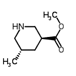 CAS#: 405513-13-5， Methyl (3S,5S)-5-Methyl-3-Piperidinecarboxylate