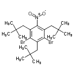 CAS#: 40572-24-5， 1,3-Dibromo-2,4,6-Tris(2,2-Dimethylpropyl)-5-Nitrobenzene