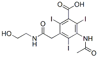 CAS#: 40590-66-7， 3-(Acetylamino)-5-[2-[(2-Hydroxyethyl)Amino]-2-Oxoethyl]-2,4,6-Triiodobenzoic Acid