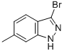 structure of CAS# 40598-73-0, 3-Bromo-6-Methyl (1H)Indazole;3-Bromo-6-Methyl-1H-Pyrazolo[3,4-B]Pyridine;3-BROMO-6-METHYL (1H)INDAZOLE;3-BROMO-6-METHYLINDAZOLE