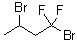 structure of CAS# 406-42-8, 1,3-Dibromo-1,1-Difluorobutane;1,3-DIBROMO-1,1-DIFLUOROBUTANE, 97% MIN.;1,3-Dibromo-1,1-Difluorobutane, Tech.;1,3-DIBROMO-1,1-DIFLUOROBUTANE