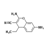 CAS#: 406195-81-1， 2,7-Diamino-4-Ethyl-4H-Chromene-3-Carbonitrile