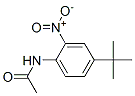 structure of CAS# 40655-37-6, N-[4-(1,1-Dimethylethyl)-2-Nitrophenyl]Acetamide;N-(4-Tert-Butyl-2-Nitro-Phenyl)Acetamide;N-(4-Tert-Butyl-2-Nitro-Phenyl)Ethanamide;St5446392