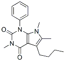 CAS#: 40678-92-0， 5-Butyl-3,6,7-Trimethyl-1-Phenyl-1H-Pyrrolo[2,3-d]Pyrimidine-2,4(3H,7H)-Dione