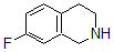 structure of CAS# 406923-91-9, 7-Fluoro-1,2,3,4-Tetrahydro-Isoquinoline;Isoquinoline, 7-Fluoro-1,2,3,4-Tetrahydro- (9CI);Isoquinoline, 7-Fluoro-1,2,3,4-Tetrahydro-