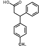 CAS#: 4073-42-1， 3-(4-Methylphenyl)-3-Phenylpropanoic Acid