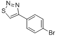 structure of CAS# 40753-13-7, 4-(4-Bromophenyl)-1,2,3-Thiadiazole;Zinc00158839;Bionet2_000997;4-(4-Bromophenyl)-1,2,3-Thiadiazole
