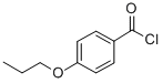 structure of CAS# 40782-58-9, 4-Propyloxybenzoyl Chloride;Benzoyl Chloride, 4-Propoxy- (9CI);4-PROPYLOXYBENZOYL CHLORIDE;P-PROPOXYBENZOYL CHLORIDE