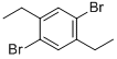 structure of CAS# 40787-48-2, 1,4-Dibromo-2,5-Diethylbenzene;2,5-DIETHYL-1,4-DIBROMOBENZENE;1,4-DIBROMO-2,5-DIETHYLBENZENE