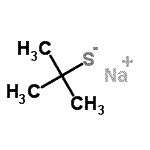 CAS 登录号：4081-46-3， 钠2-甲基-2-丙硫醇酸酯