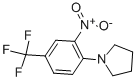 结构式 CAS# 40832-82-4, N-[2-硝基-4-(三氟甲基)苯基]吡咯烷